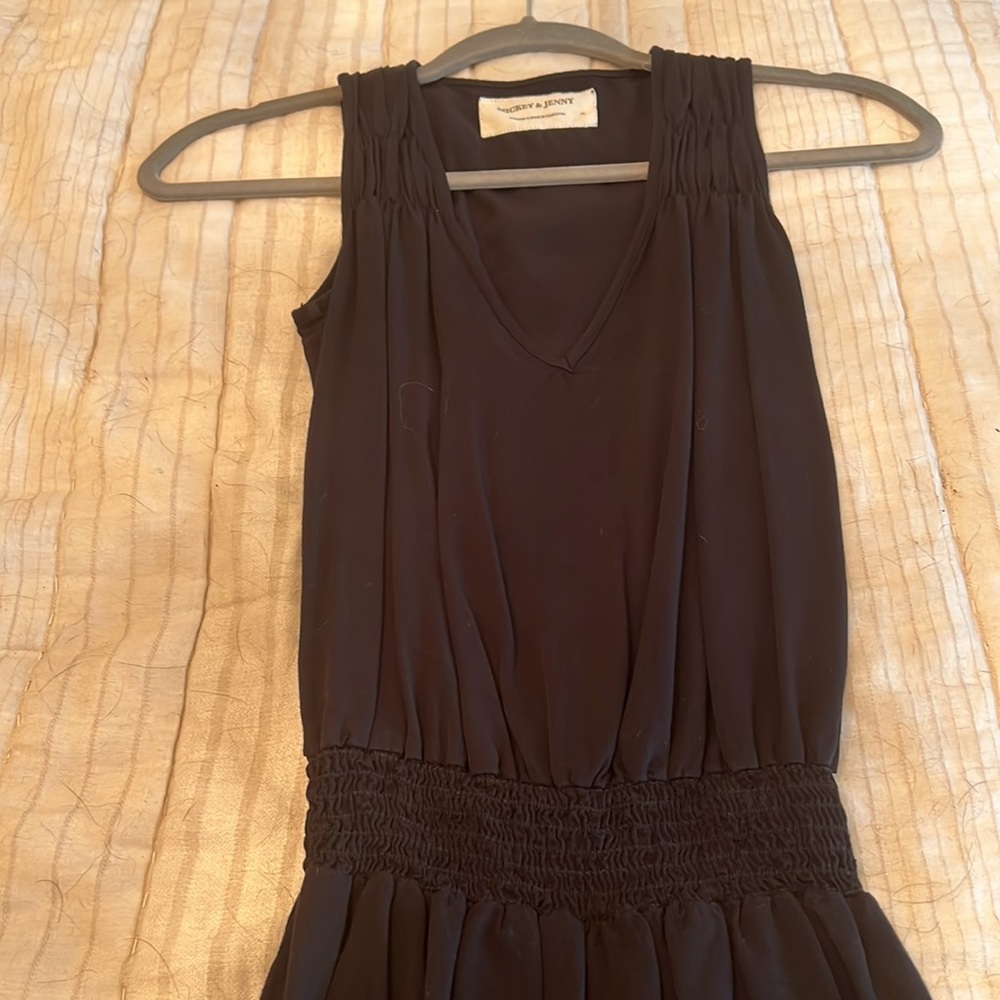 Black mini dress
